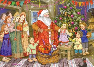 Встреча с Дедом Морозом ― PopCards.ru