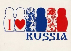 I love Russia. Матрешки ― PopCards.ru