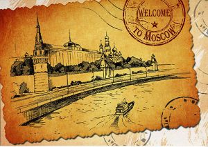 Welcome to Moscow Кремль ― PopCards.ru
