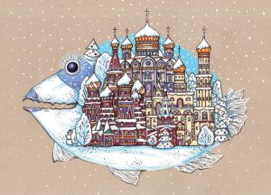 Рыба. Москва ― PopCards.ru